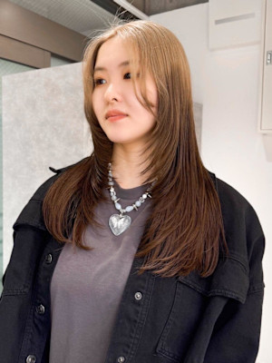 【asuna】ハイトーン/デザインカラー/レイヤーカット