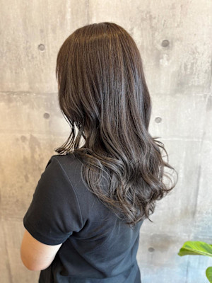 グレージュ × ハイライト