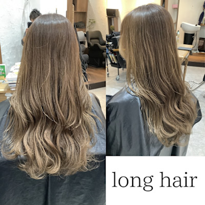 お客様スタイル 明るめグレージュ