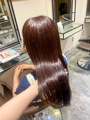 カラー/髪質改善/暖色カラー/ブラウンカラー/艶髪/艶カラー