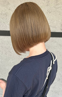 ハイトーンボブ/ケアブリーチ/天神美容室/大名美容室