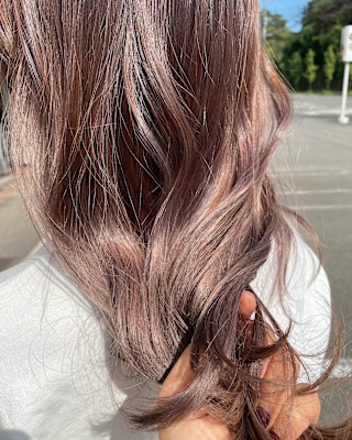 ラベンダーベージュ/ダブルカラー/天神美容室/大名美容室