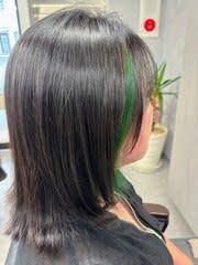 見えるアクセント☆インナーカラー