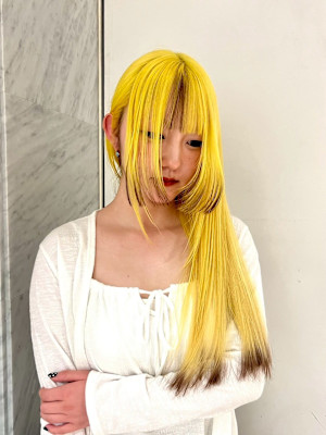 エンドカラー　デザインカラー　ハイトーン　表参道/原宿