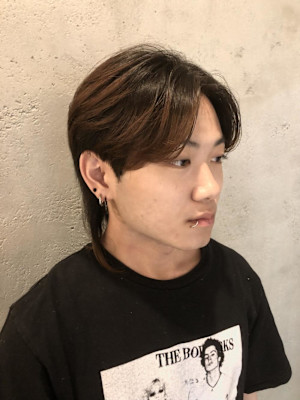 センターパート/ウルフ