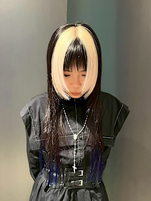 セクションカラー　デザインカラー　ハイトーン　表参道/原宿