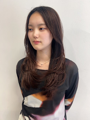 ハッシュカット/レイヤーカット/ロングレイヤー