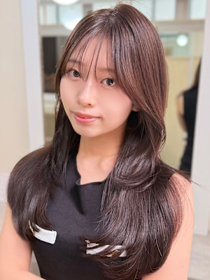 レイヤーカット/レイヤー/顔周り/ミディアム/ボブ/ショーと