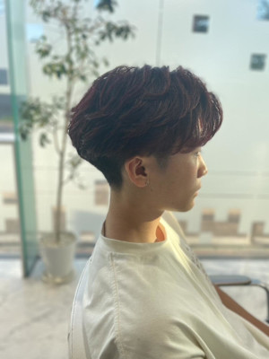 フェザーパーマ×レッド