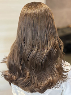 《巴結生》ブリーチなし/ダブルカラー/ヘーゼルベージュ