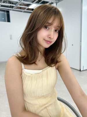 レイヤーカット くびれ巻き 