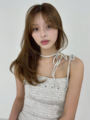 レイヤー  ベージュカラー