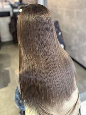 《鈴木茉奈》ココアブラウン/透明感カラー/艶髪