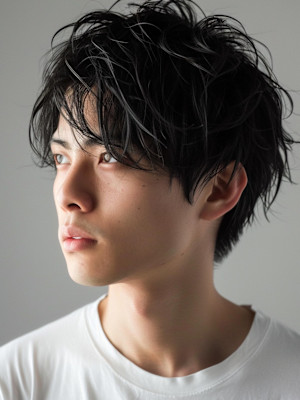 メンズマッシュショート