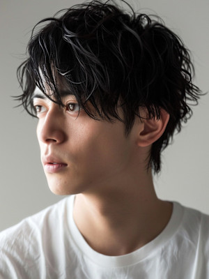 メンズマッシュショート