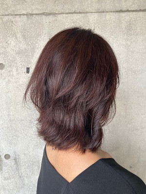 くびれヘア/アプリコットオレンジ/夏のヘアアレンジ