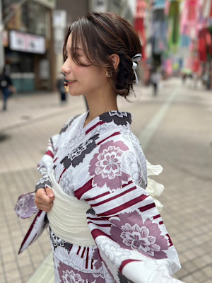 浴衣着付け＋ヘアセット