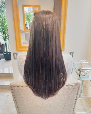 透明感カラー×オリーブグレージュ