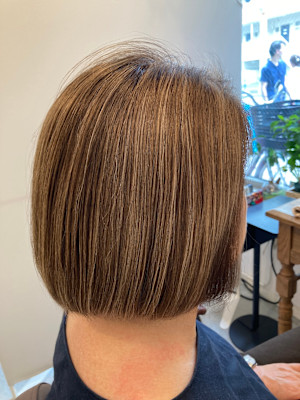 グレージュカラー+ハイライト