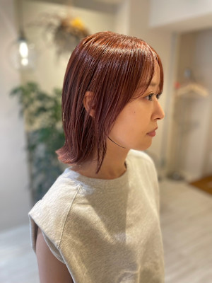 秋色　ピンクブラウン