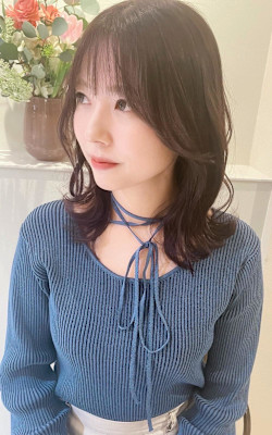 大人かわいいダーク系ラベンダー【takashi】