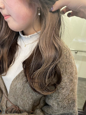 イヤリングカラー【髪質改善/錦糸町】