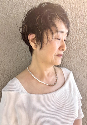 ５０代６０代癖を活かすショート