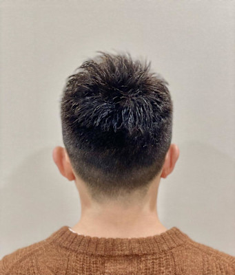 ソフトモヒカン×アイロンパーマ