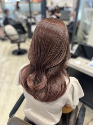 Mako ピンクブラウン ピンクベージュ ブリーチなし