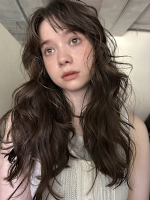 グレージュブラウン/ブリーチなしダブルカラー【下北沢】