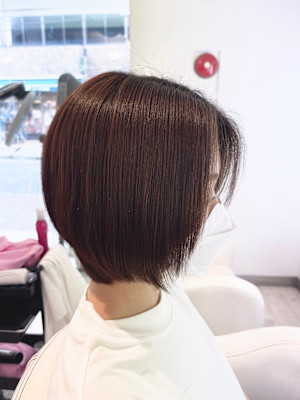 低ダメージ髪質改善ストレート