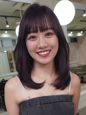 レイヤーカット/レイヤー/顔周り/ミディアム/ボブ/ショート