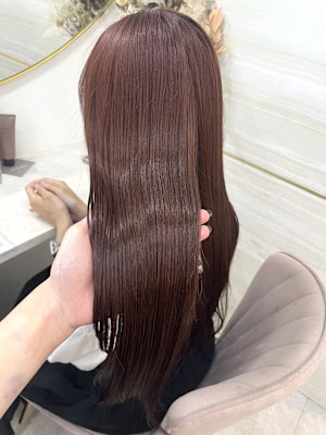 《高橋亜美》ピンクブラウン/艶カラー/大宮