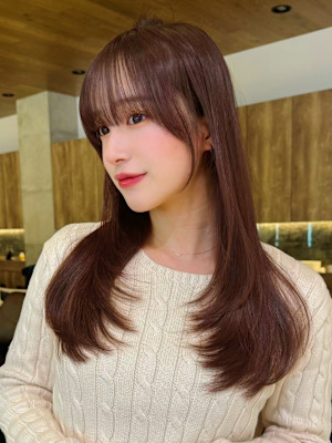 カット/ウェーブミディアム/20代/30代/40代/表参道【