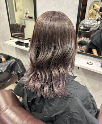 グラデーション×ラベンダー