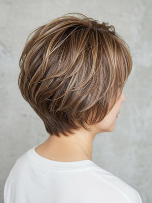 #ミセス白髪ぼかし　#ハイライト白髪染め