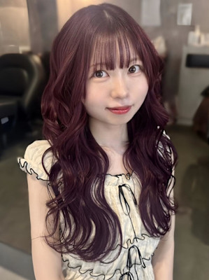 《巴結生》ピンクブラウン/ブリーチ無し/ピンクラベンダー