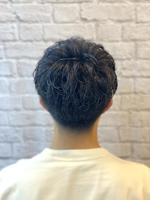 メンズショート/ビジネスパーマ/ナチュラルパーマ