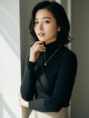 #レイヤーカット　#外ハネミディ