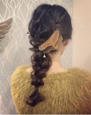 #もこもこヘアアレンジ　#クリップアレンジ