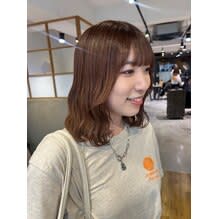 オレンジブラウン【髪質改善/イルミナカラー】