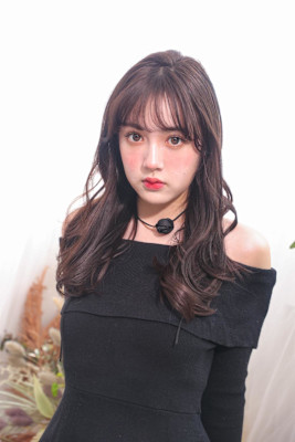 大人可愛いロングスタイル