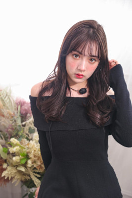 大人可愛いロングスタイル