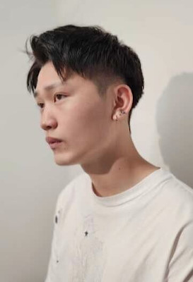 メンズ　ナチュラルフェード × マッシュショート