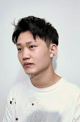 メンズ　ナチュラルフェード × マッシュショート