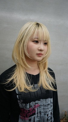 ハッシュカット/レイヤーカット/ロングウルフ