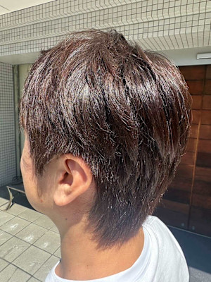 メンズカットカラー