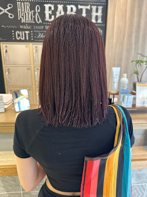 ブリーチなしのピンクバイオレット【三軒茶屋】