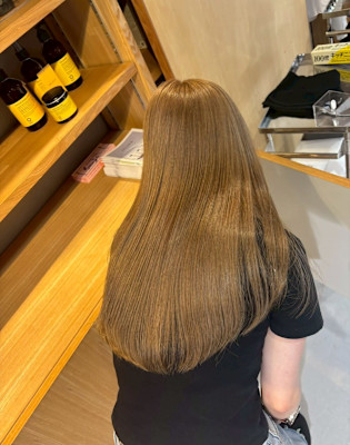 透明感×ベージュカラー