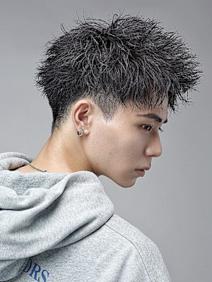 シャープグランジスパイキーショート